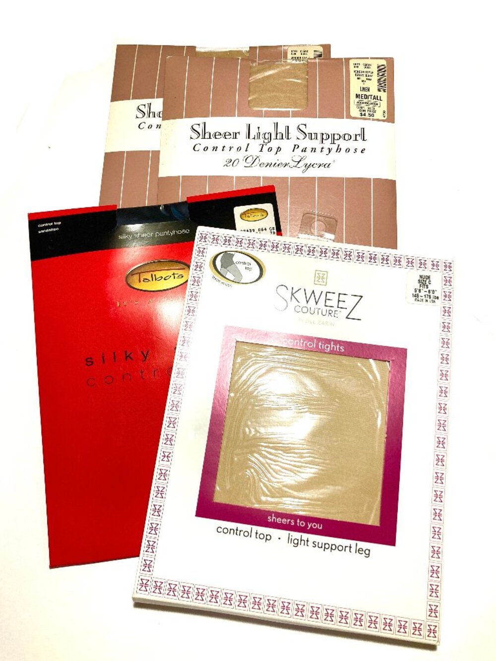 4 Packages of UNOPENED Pantyhose and Tights
